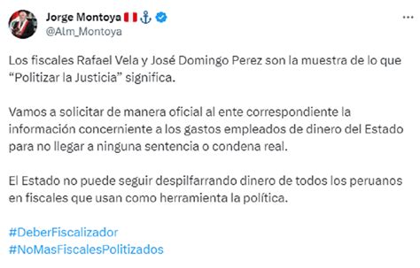 Jorge Montoya Rafael Vela Y José Domingo Pérez Son La Muestra De Lo