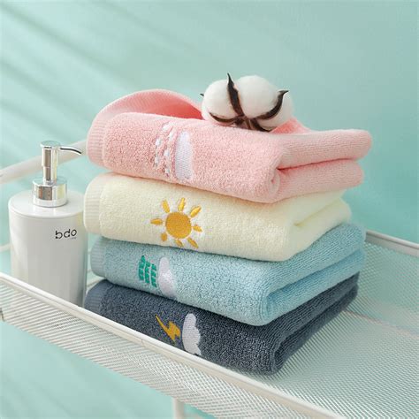 Ibaby Cotton Towel For Kids Baby Absorbent Soft Wash Face Hand Bath