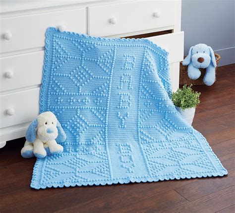 Baby Afghan Knit And Crochet Patterns Mary Maxim Crafts
