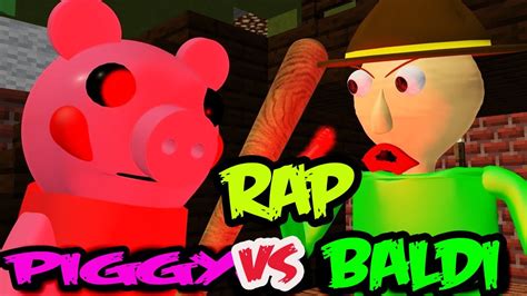 Piggy Vs Baldi Rap By Fredytoys Youtube