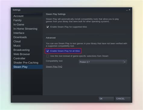 Valves Steam Play Update Brings Support For Windows Only Games To