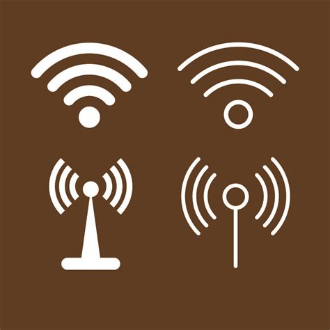 Wifi Connection Signal Symbol Icons Design Free Vector File