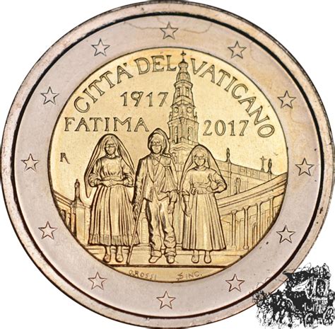 Vatikan 2 Euro 2017 Fatima Stplfr Ma Shops