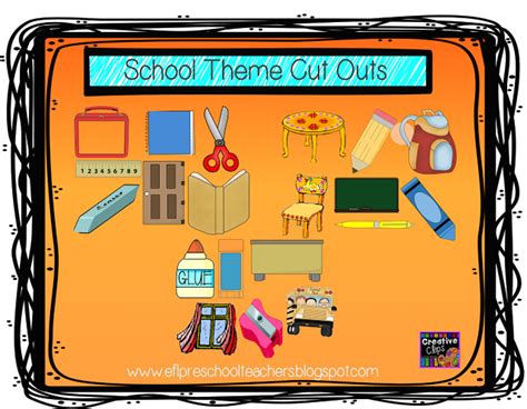 ESL/EFL Preschool Teachers: School Theme for Preschool ELL | School themes, Preschool themes ...