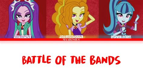 The Dazzlings Lets Have A Battlebattle Of The Bands Lyrics