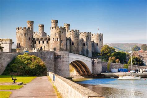 Conwy Castle In Wales United Kingdom Series Of Walesh Castles