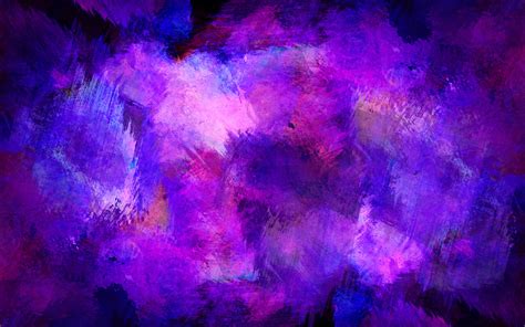 Purple Abstract Painting Paint Stains Purple HD Wallpaper Wallpaper Flare