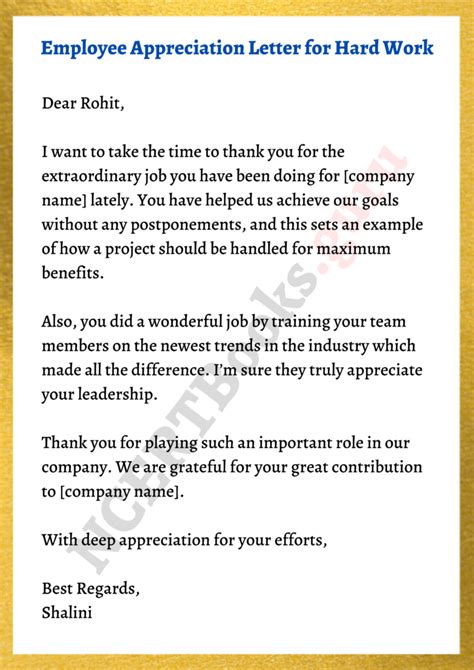 Appreciation Letter Format Template And Samples Steps To Write A Letter