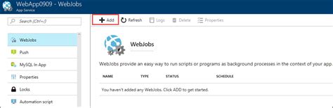 Run Background Tasks With Webjobs Azure App Service Microsoft Learn