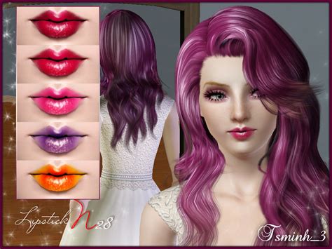 The Sims Resource Lipstick N28