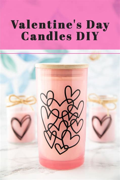 Valentines Day Candles Diy Diy Candles Valentine Candles Dollar