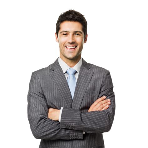 Download Standing Smiling Business Man Free Hq Image Hq Png Image