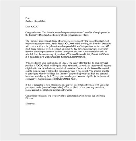 30 Best Congratulations Letter Templates And Examples Doc Formats