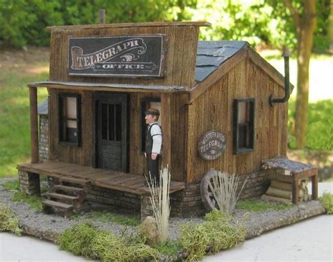 O Scale Buildings Miniature Houses Model Trains Old West Town