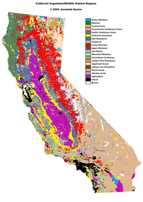 Vegetation Maps California Research Guides At Humboldt State