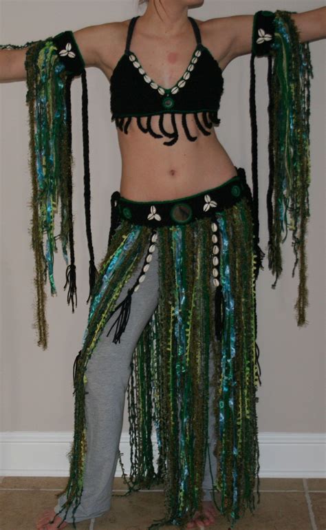 Custom Tribal Bellydance Costume Shimmy Shimmy Tribal Style Tribal Fusion Belly Dance