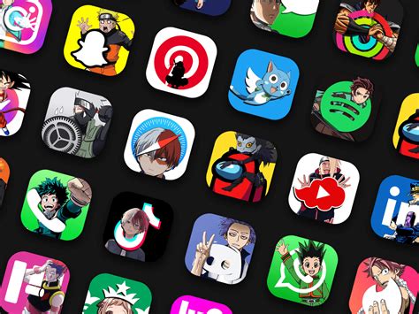 Anime Icons For Apps