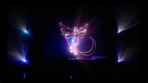 Laser Animation Show Angel Pangolin Ls Youtube