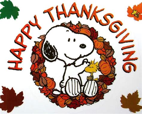Snoopy Happy Thanksgiving Wreath Image Pictures Photos And Images For