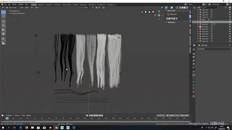 Real Time Game Ready Hair Creation Tutorial教程花魁小站