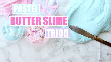 Diy Butter Slime Two Ways Super Easy Slime Recipe Youtube