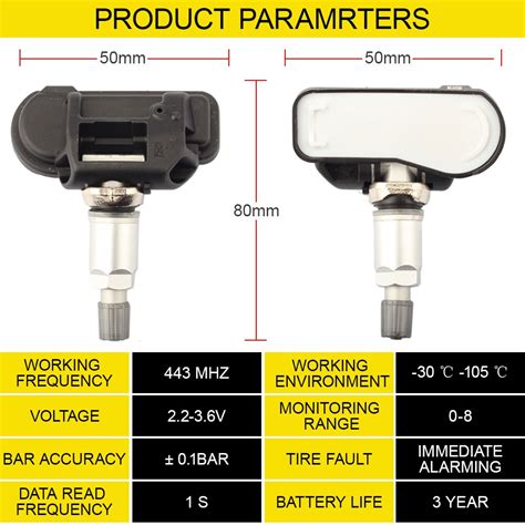 Sopedar Tpms Dekktrykksensor A Til Mercedes Benz Abce Cl Cla Klasse Mhz