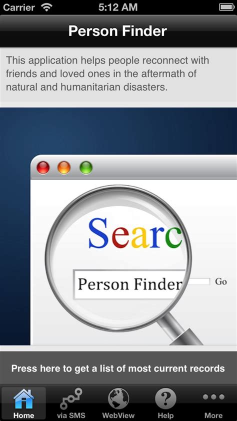 Person Finder Reconnect With Missing Friends And Loved One