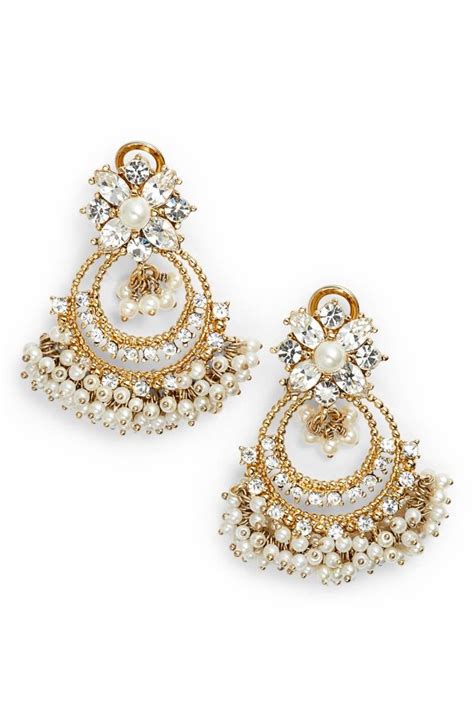 These Elegant Chandelier Earrings Are Intricately Embellished With
