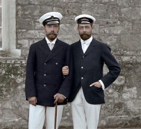 Tsar Nicholas Ii And His First Cousin King George V Of The Uk Russia