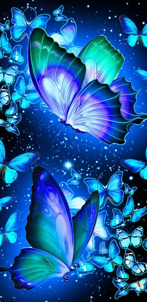 Blue Butterfly Pinterest Wallpaper Clipart Shardiff World
