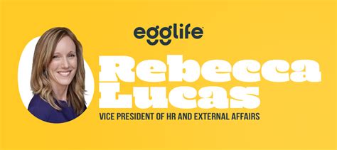 Egglife Elects Rebecca Lucas As New Vice President Of Hr And External