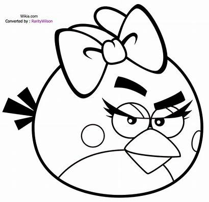 Angry Birds Coloring Pages Bird Character Printable