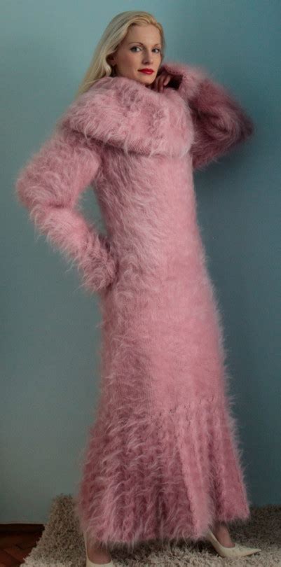 Fuzzy Soft Pink Dress Tumbex