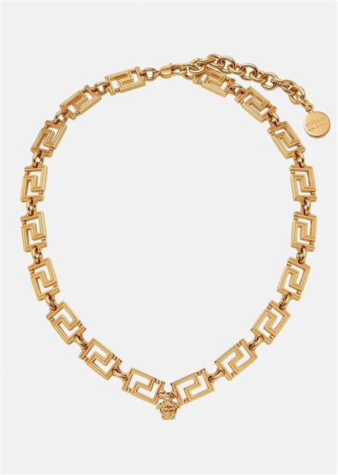 Versace Women S Greca Necklace In Gold Versace US Sale Necklace