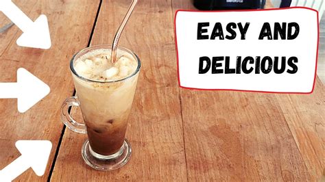 How To Make Iced Coffee At Home Step By Step Youtube