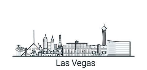 Free Vector Las Vegas Skyline