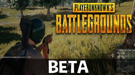 Playerunknowns Battlegrounds Closed Beta Gameplay Youtube
