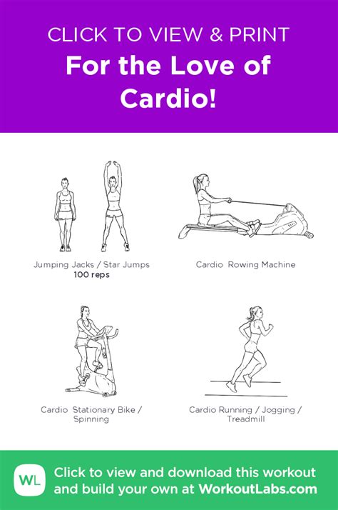 For The Love Of Cardio Click To View And Print This Illustrated