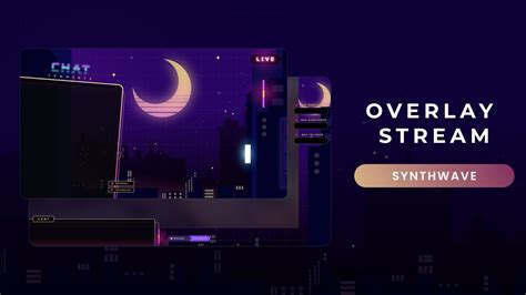 🌙 Synthwave Stream Overlay Animation By Catsember Youtube