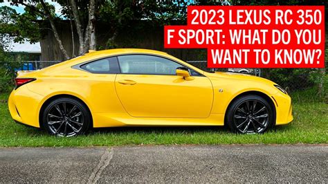 live thread one week with a 2023 lexus rc 350 f sport awd news grassroots motorsports