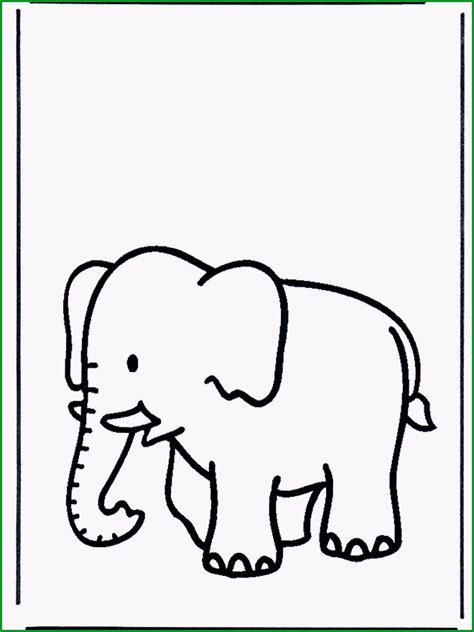 Einzahl Kinder Elefant Ausmalbilder Tiere Kostenlos Vorlagen