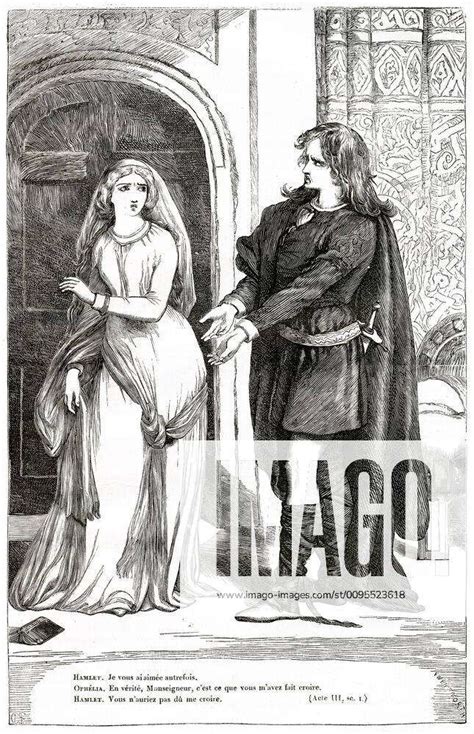 Shakespeare Works Hamlet Act Iii Scene Hamlet And Ophelia Illustration Of For Hamlet By