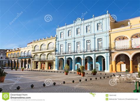 Detail Of Old Havana Plaza Vieja Stock Photo Image Of Destination