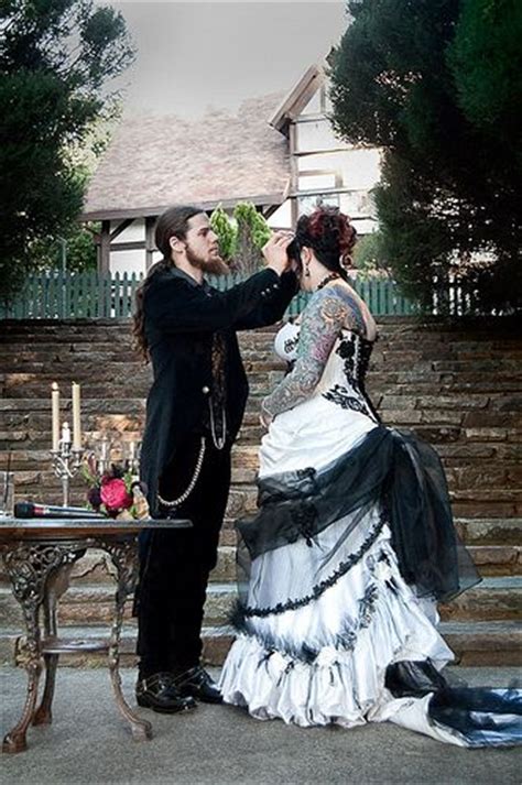 Just like other regular women do. Chayla & Corey's gothic garden wedding | Gothic wedding ...
