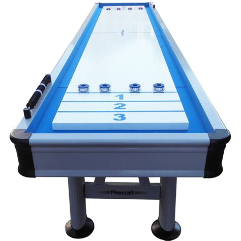 Playcraft Extera 12 Outdoor Shuffleboard Table With 20 Wide Playfield