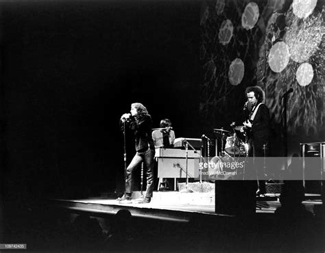 News Photo American Rock Group The Doors Perform On Stage At