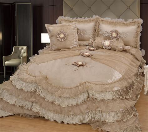 Start your wedding preparations with us. embroidered and ruffle bedding set - Recherche Google ...