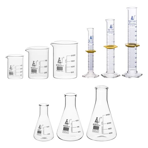 Buy EISCO Laboratory Glassware Set 9pcs Includes Beaker Set 3pcs