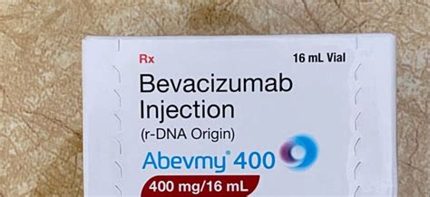 Abevmy 400mg 16ml Bevacizumab Injection Packaging Vial Mylan At Rs