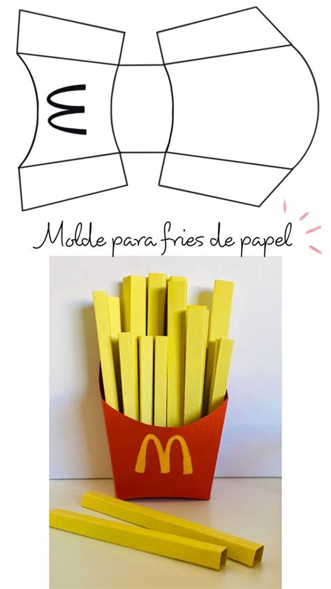 An Image Of French Fries In A Box With The Instructions To Make Them